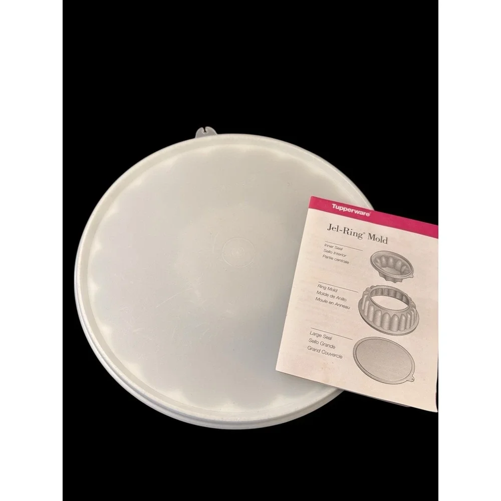 Tupperware Jello‎ Mold Ice Ring Large 3 Piece New